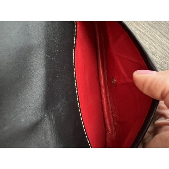 DOONEY & BOURKE BLACK EMBOSSED VINTAGE WRISLET - Picture 5 of 5